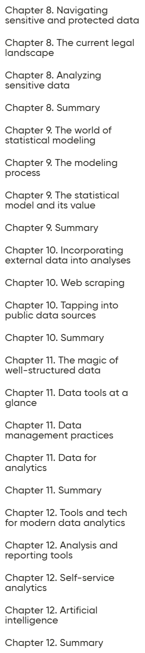 Course topics · Oreilly — Effective Data Analysis, Video Edition 2025-3