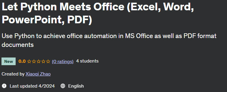 Pictures · Udemy — Let Python Meets Office (Excel, Word, PowerPoint, PDF) 2024-3