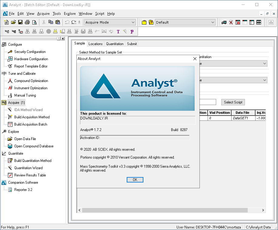 Pictures · SCIEX Analyst 1.7.2