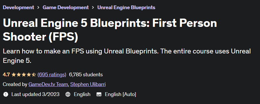Pictures · Udemy — Unreal Engine 5 Blueprints: First Person Shooter (FPS) 2022-5
