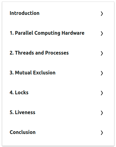 Course topics · LinkedIn — Parallel and Concurrent Programming with C++ Part 1 2020-5
