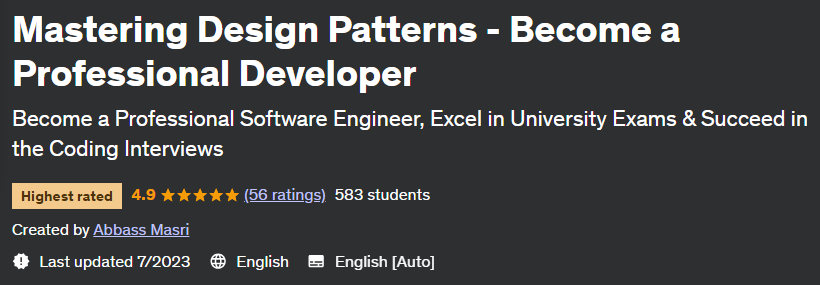 Pictures · Mastering Design Patterns – Become a Professional Developer 2023-7