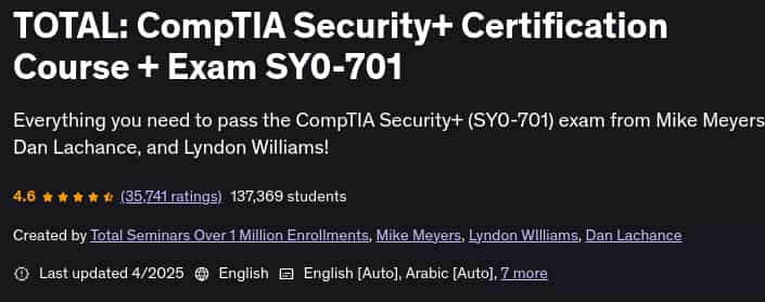 Pictures · Udemy — TOTAL: CompTIA Security+ Certification Course + Exam SY0-701 2025-4