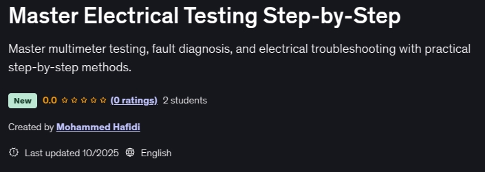 Pictures · Udemy — Master Electrical Testing Step-by-Step 2025-10