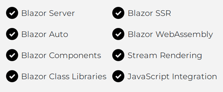 Course topics · iamtimcorey (TimCorey) — BLAZOR FROM START TO FINISH 2023-12