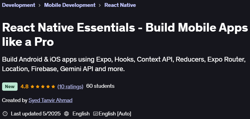 Pictures · Udemy — React Native Essentials – Build Mobile Apps like a Pro 2025-3