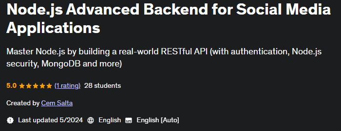 Pictures · Udemy — Node.js Advanced Backend for Social Media Applications 2024-5