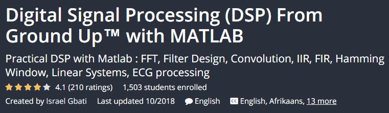 Pictures · Udemy — Digital Signal Processing (DSP) From Ground Up™ with MATLAB 2018-10