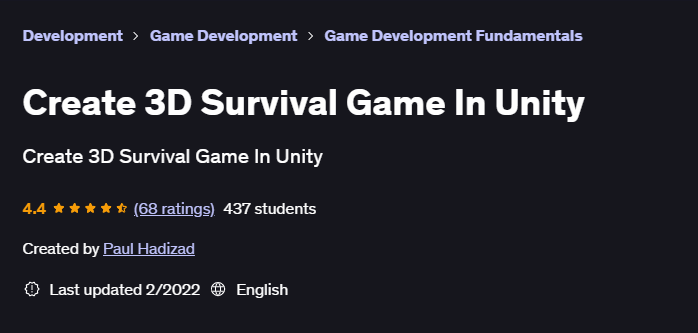 Pictures · Create 3D Survival Game In Unity 2021-9