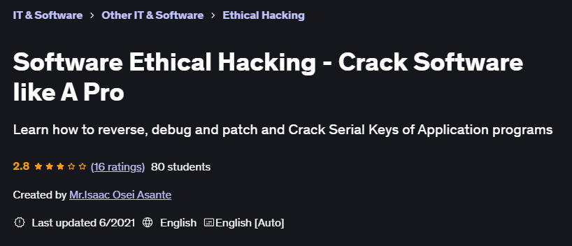 Pictures · Udemy — Software Ethical Hacking – Crack Software like A Pro 2021-6