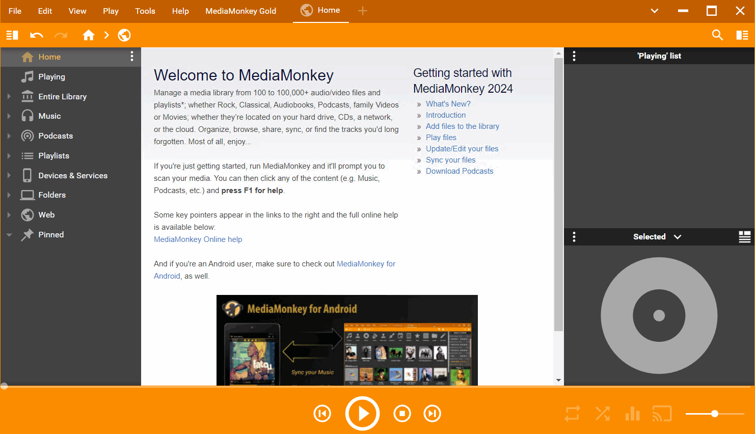 تصاویر · MediaMonkey گولڈ 2024.2.1.3210