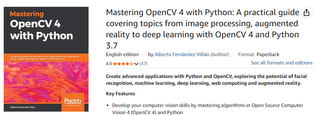 Pictures · Packt — Mastering OpenCV 4 with Python 2019
