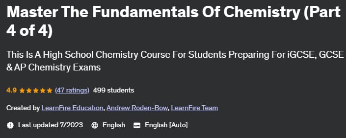Pictures · Master The Fundamentals Of Chemistry (Part 4 of 4) 2022-2