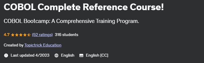 Pictures · COBOL Complete Reference Course! 2023-4