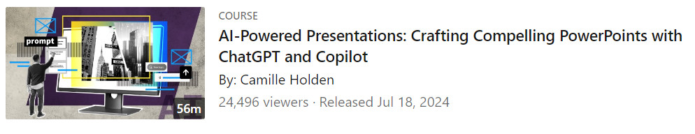 Pictures · LinkedIn — AI-Powered Presentations: Crafting Compelling PowerPoints with ChatGPT and Copilot 2024-7