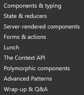 Kursthemen · React und TypeScriptund v3 2025-10