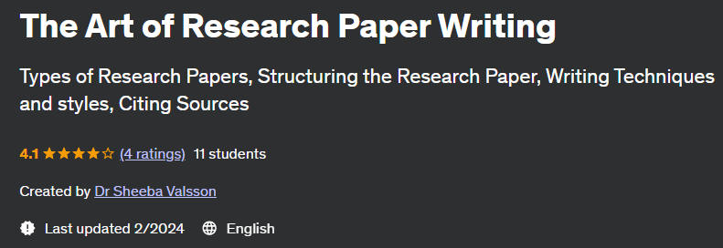Pictures · The Art of Research Paper Writing 2024-2