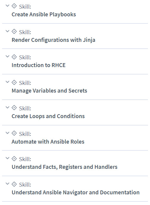 Course topics · CBTNuggets – Red Hat Certified Engineer (RHCE) Online Training 2024-5