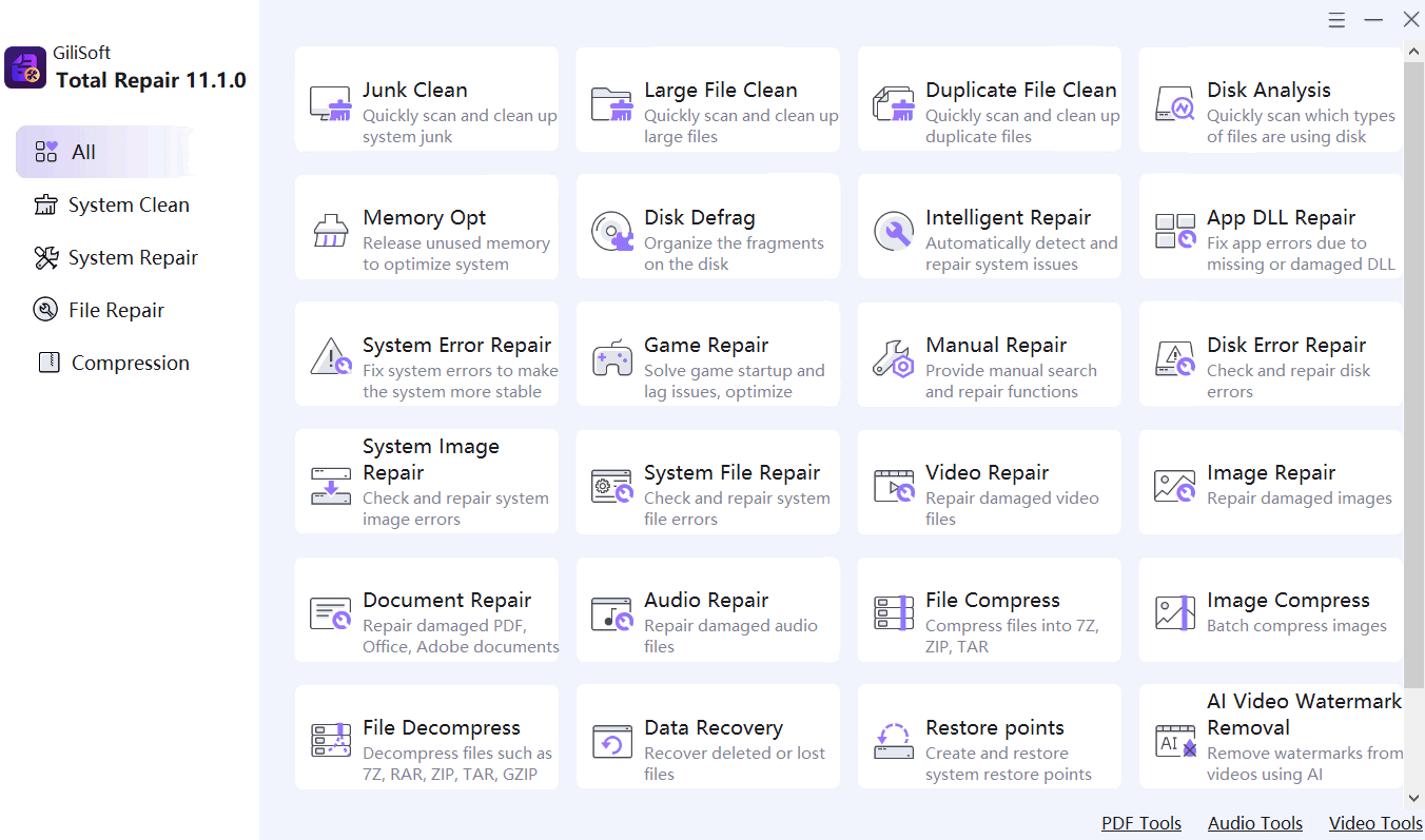 Pictures · Gilisoft Total Repair 11.2.0