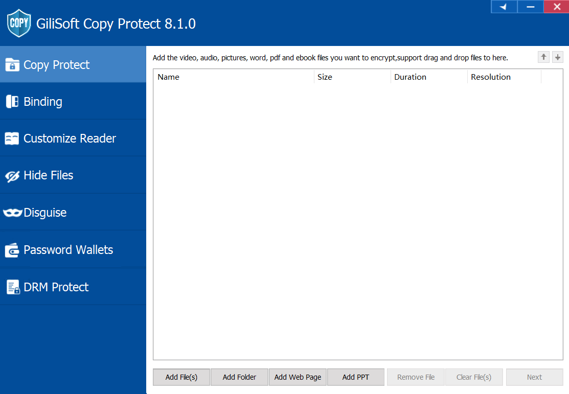 Pictures · GiliSoft Copy Protect 8.3