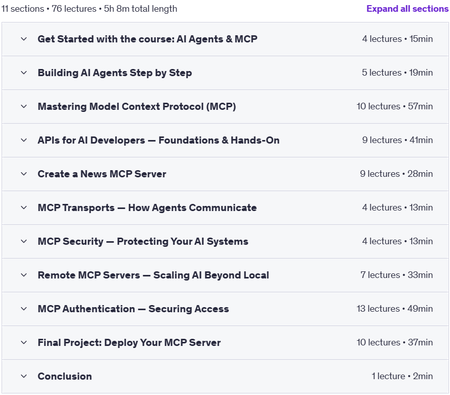 Kursthemen · Vollständige MCP Developer Guide: Agent, Server & Tools 2025-6