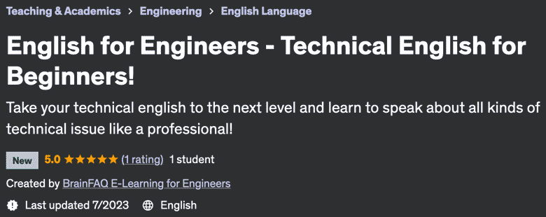 Pictures · Udemy — English for Engineers – Technical English for Beginners! 2023-7