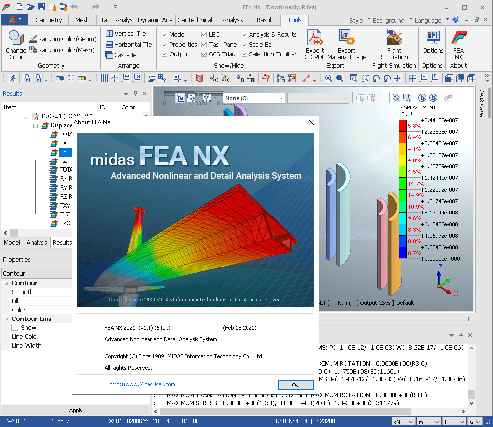 Pictures · midas FEA NX 2021 v1.1 x64