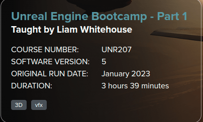 Pictures · FXPHD — Unreal Engine Bootcamp – Part 1 2023-7