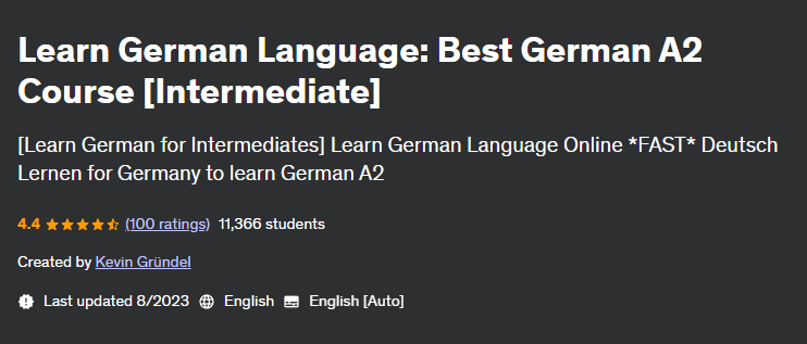 Pictures · Learn German Language: Best German A2 Course [Intermediate] A2.2 2023-8