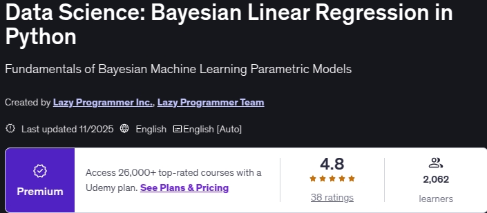 图片 · 数据科学:Bayesian Linear Regression Python 2025-11