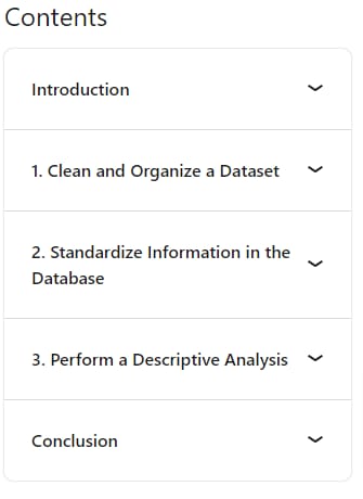Course topics · Data Analysis with PostgreSQL 2024-8