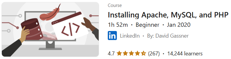 Pictures · Installing Apache, MySQL, and PHP 2020-1