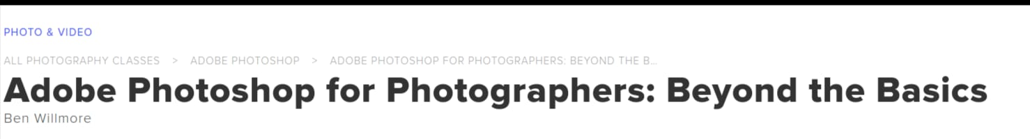 Pictures · Adobe Photoshop for Photographers: Beyond the Basics 2022-3
