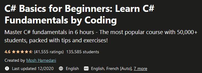 Pictures · Udemy — C# Basics for Beginners: Learn C# Fundamentals by Coding 2020-12
