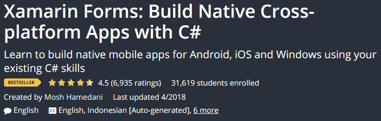 Pictures · Udemy — Xamarin Forms: Build Native Cross-platform Apps with C# 2018-4