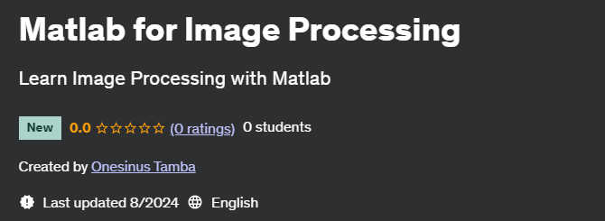 Pictures · Matlab for Image Processing 2024-8