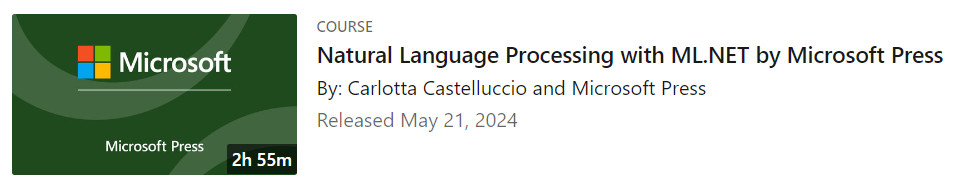 Pictures · Natural Language Processing with ML.NET by Microsoft Press 2024-5