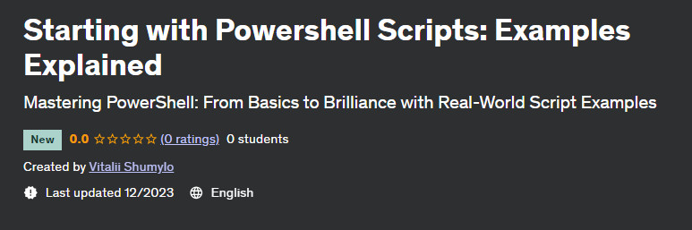 Pictures · Starting with Powershell Scripts: Examples Explained 2023-12