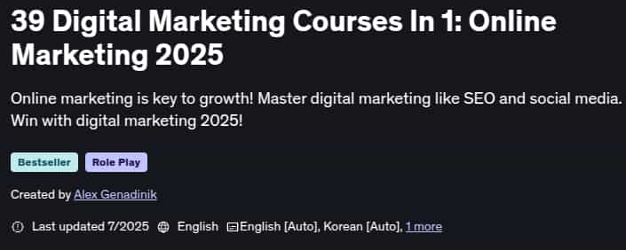 Pictures · 39 Digital Marketing Courses In 1: Online Marketing 2025 2025-7