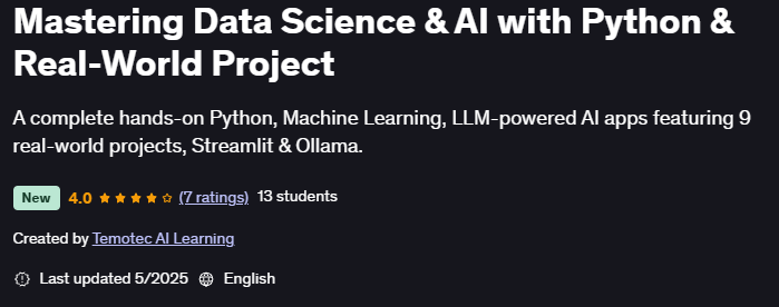 Images · Master en sciences de données & AI avec Python Le projet Real-World 2025-5