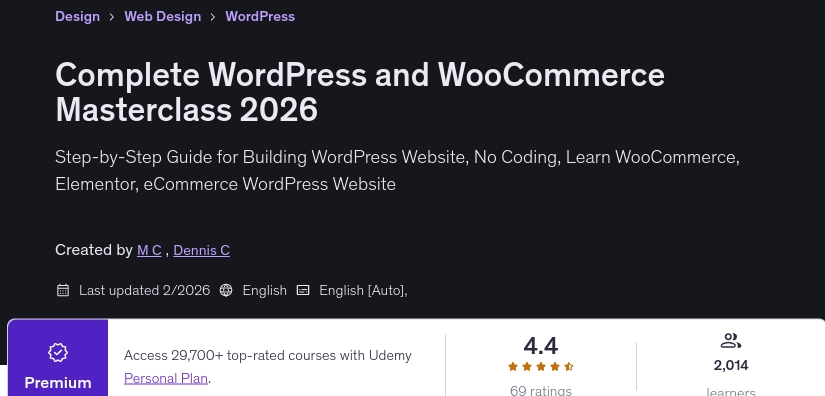 चित्र · पूर्ण WordPress WooCommerce के बारे में विस्तृत कोर्स 2026 2026-2
