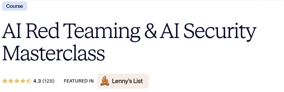 Pictures · Maven — AI Red Teaming & AI Security Masterclass 2026-8