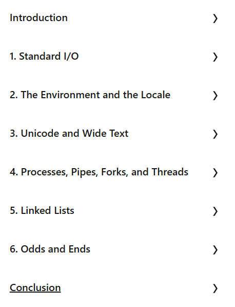 Course topics · LinkedIn — C Programming: Exploring Advanced Concepts and Practical Applications 2024-9