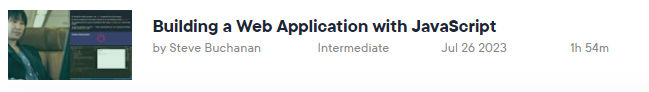 Pictures · Building a Web Application with JavaScript 2023-7