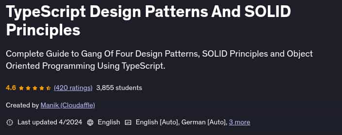 Imágenes · TypeScript Modelos de diseño y principios sólidos 2024-4