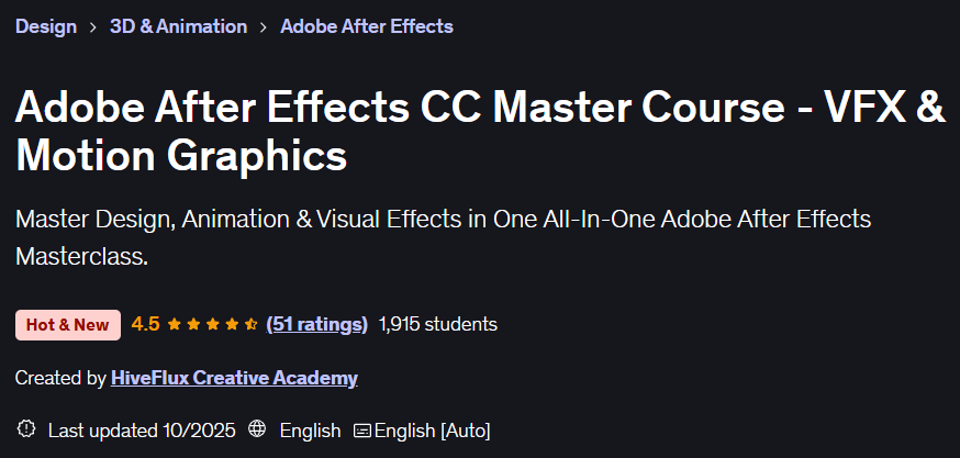 이미지 · 아도바 After Effects CC 마스터 코스 - VFX & 모션 그래픽 2025-8