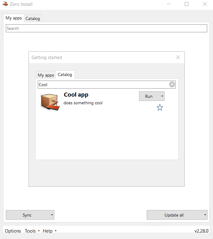 Pictures · Zero Install 2.28