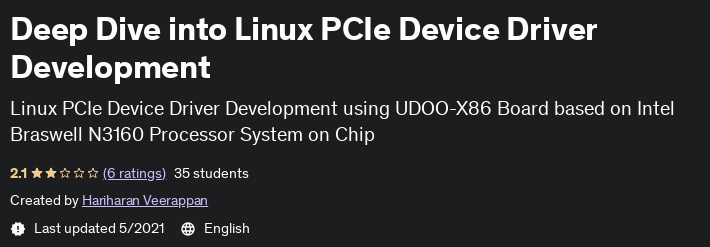 Pictures · Udemy — Deep Dive into Linux PCIe Device Driver Development 2021-5