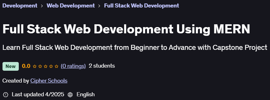 Pictures · Udemy — Full Stack Web Development Using MERN 2025-4