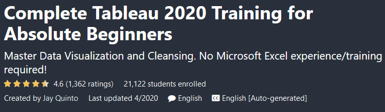 Pictures · Udemy — Complete Tableau 2020 Training for Absolute Beginners 2020-4